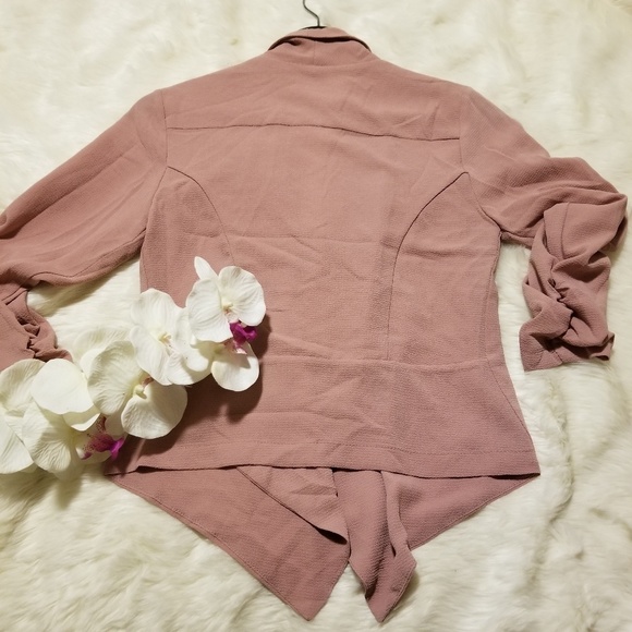 NWOT Nude Open Blouse - Picture 3 of 3